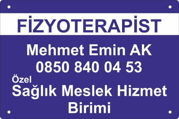 İç Tabela Mavi Pleksi
