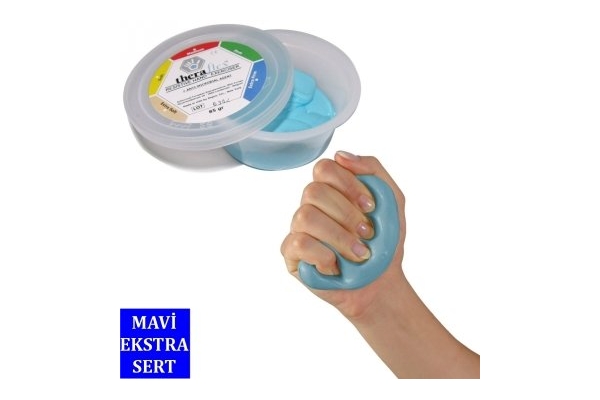 MVS Thera Flex Putty, El Egzersiz Hamuru 57 gr 5-Mavi (Sert)