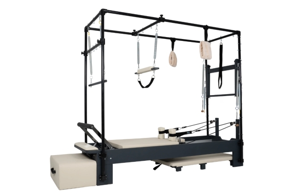 Combo Cadillac Reformer  Agresivo Series Black Trapez