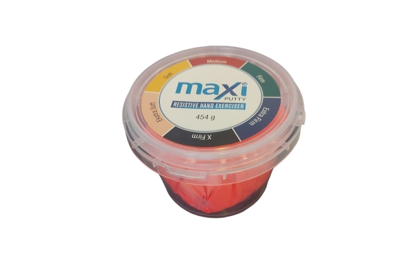 Maxi Putty El Egzersiz Hamuru 454 gr 3-Kırmızı (Hafif)